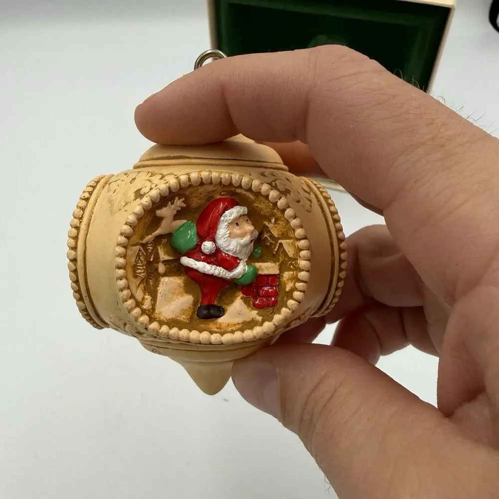 Hallmark Christmas Ornament 1983 Scenes of the Season Santas On His Way Vintage